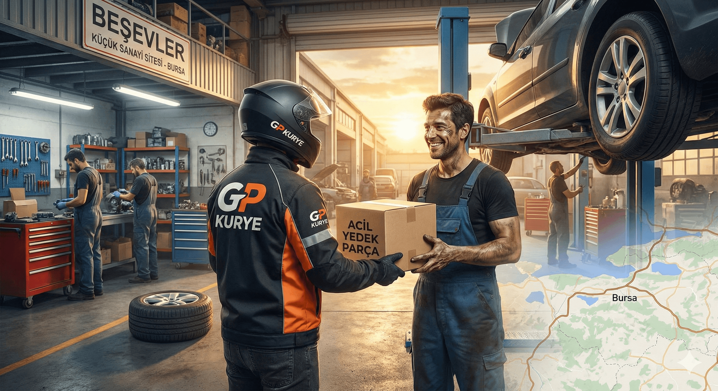 Bursa'da Acil Yedek Parça Nasıl Taşınır? Sanayi ve Tamirciler İçin Rehber