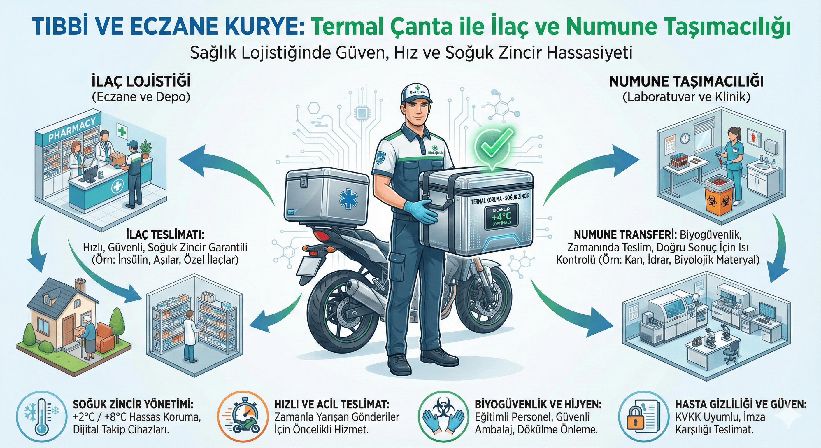 Tıbbi ve eczane kurye