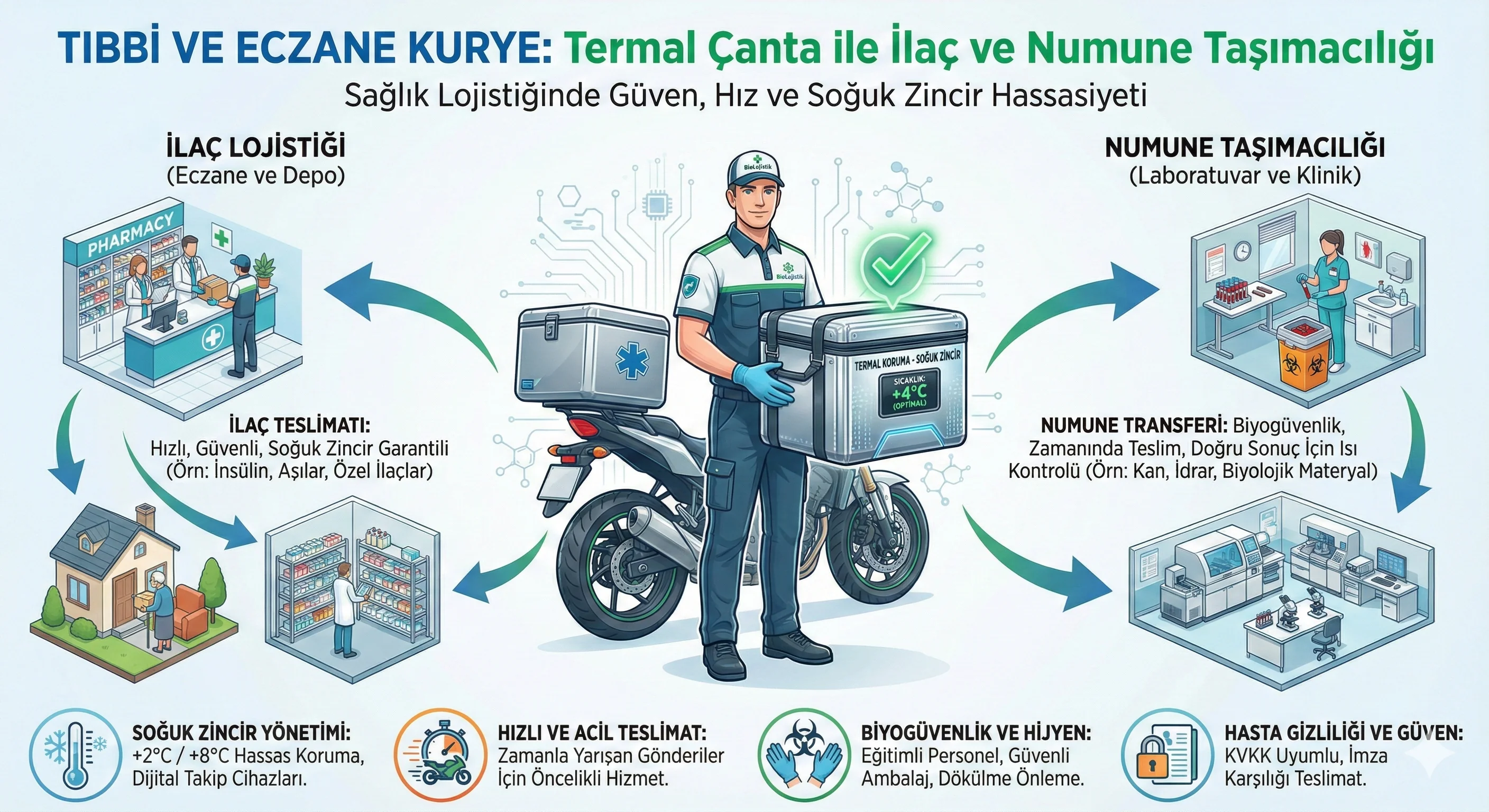 Tıbbi ve eczane kurye